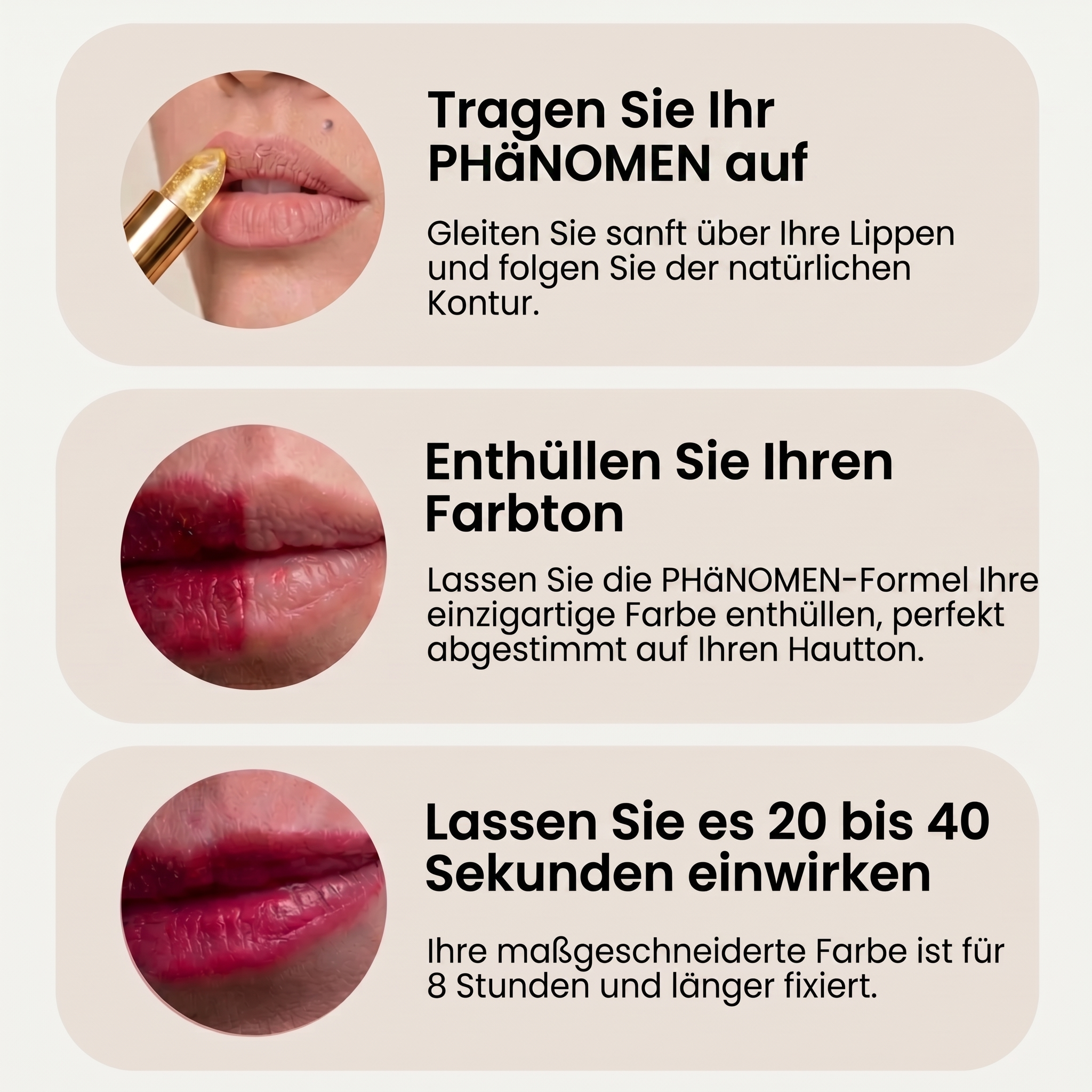 Lippenstift pH Glow PHÄNOMEN™